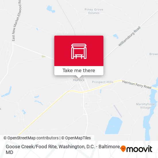 Goose Creek/Food Rite map