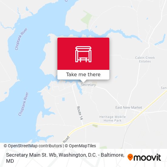 Mapa de Secretary Main St. Wb