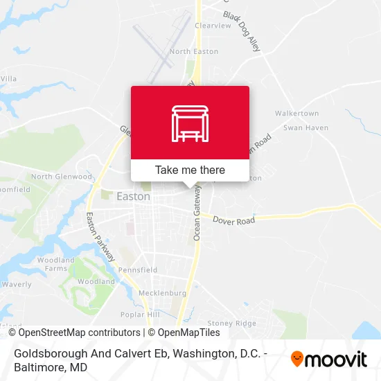 Goldsborough And Calvert Eb map