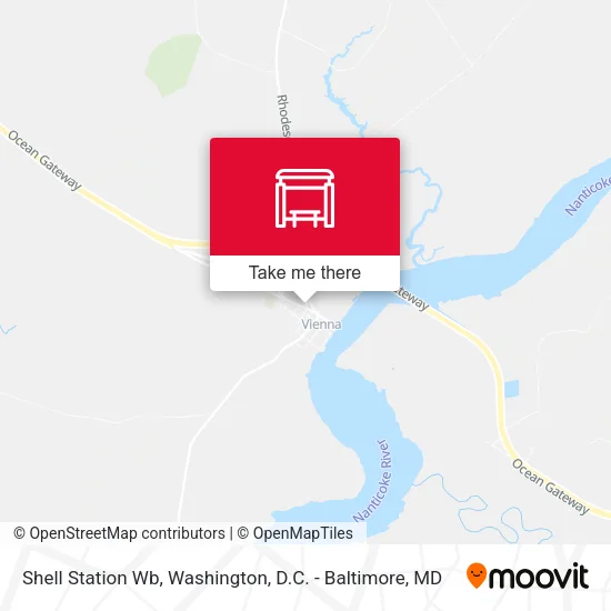 Shell Station Wb map