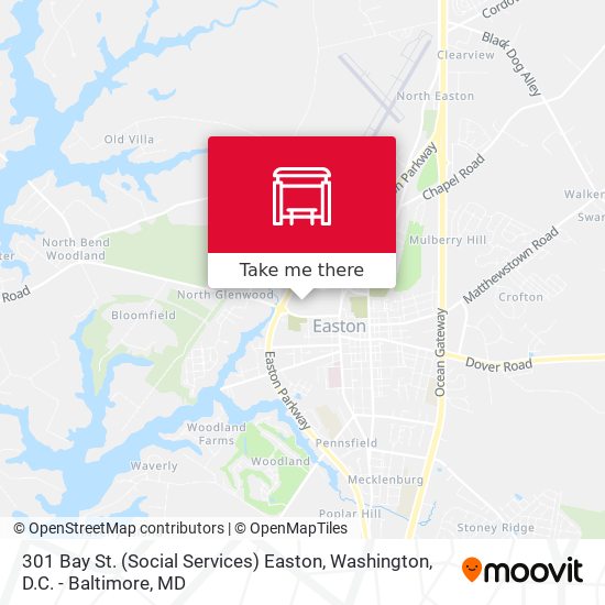 301 Bay St. (Social Services) Easton map