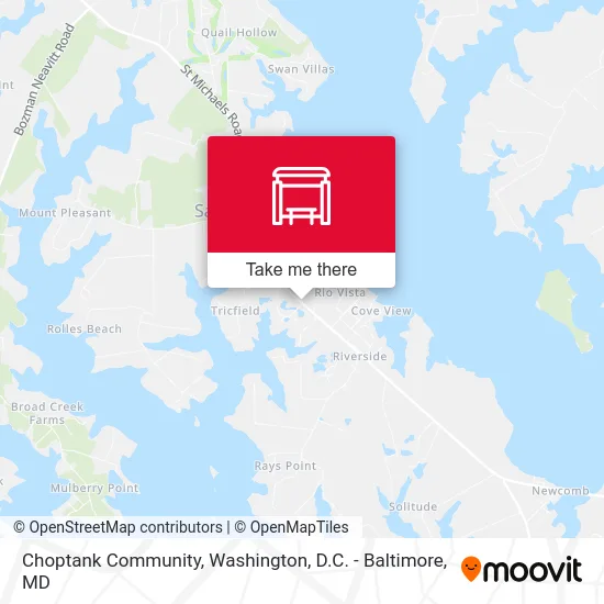 Choptank Community map