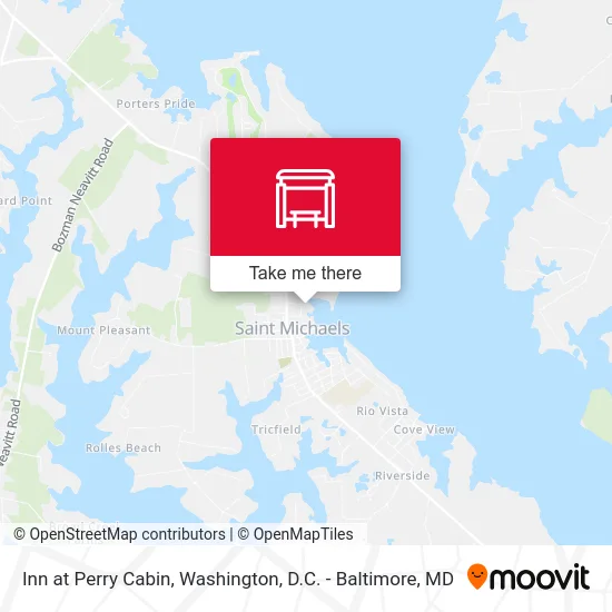 Inn at Perry Cabin map