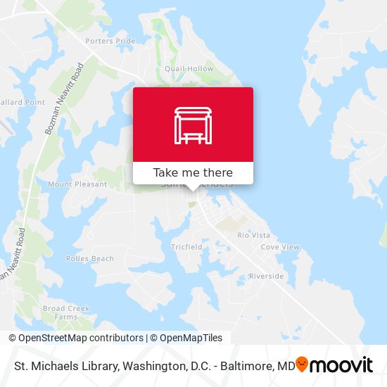 Mapa de St. Michaels Library