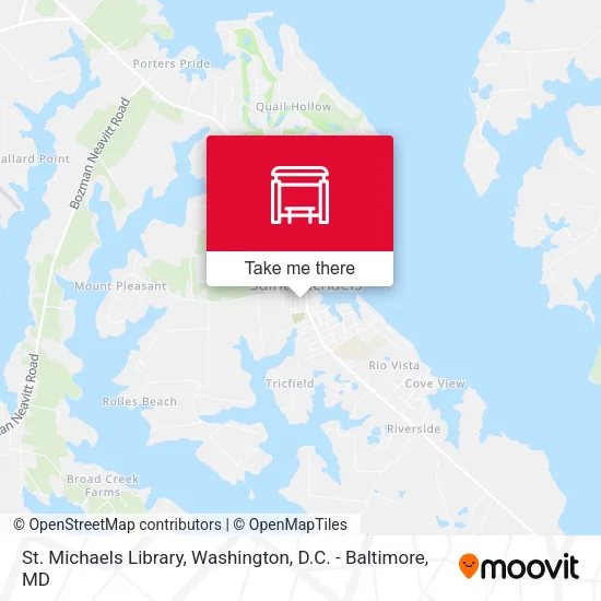 St. Michaels Library map
