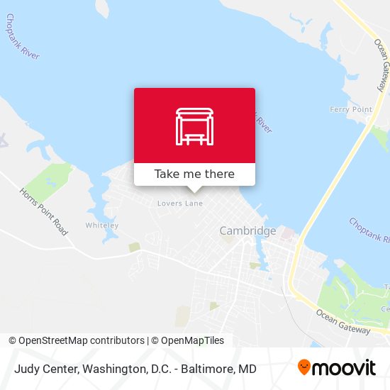 Mapa de Judy Center