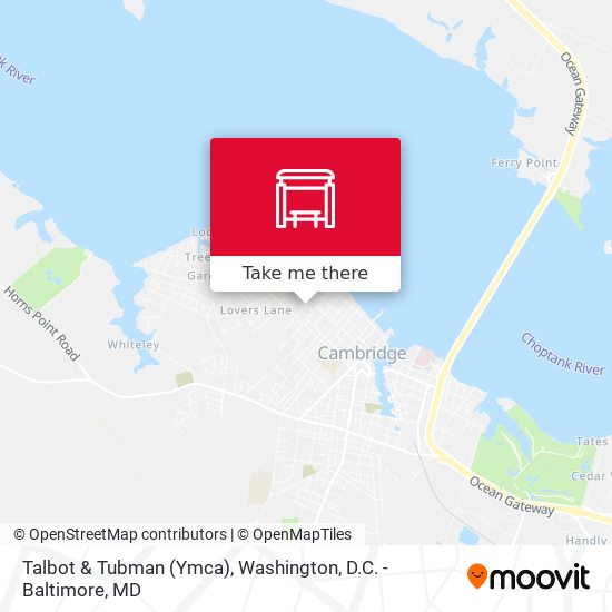 Talbot & Tubman (Ymca) map