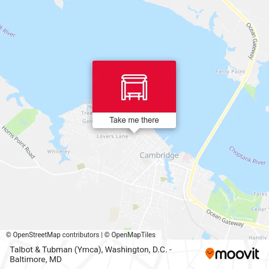 Talbot & Tubman (Ymca) map