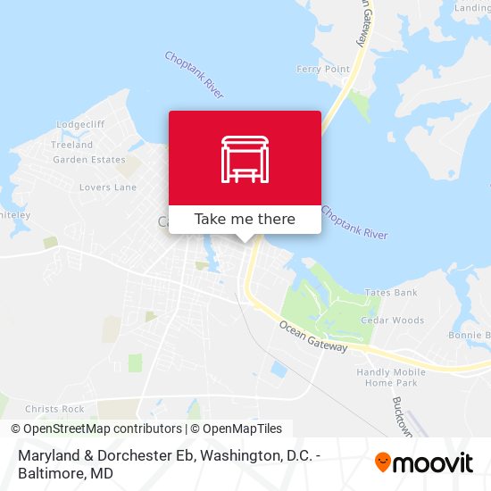 Mapa de Maryland & Dorchester Eb