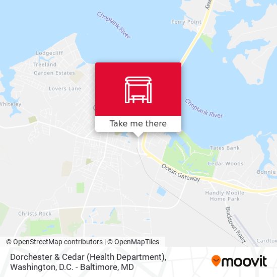 Mapa de Dorchester & Cedar (Health Department)