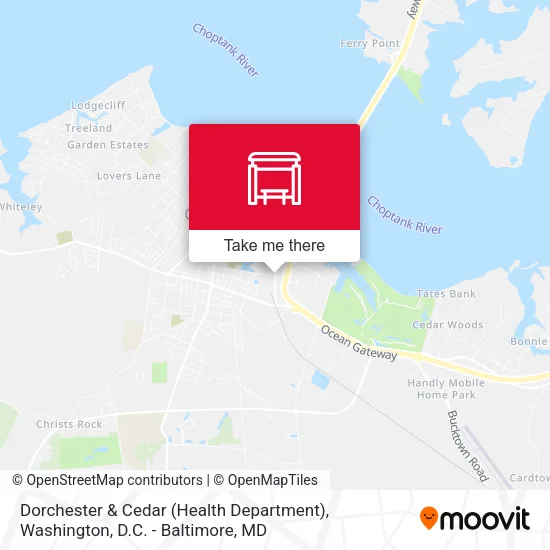 Dorchester & Cedar (Health Department) map