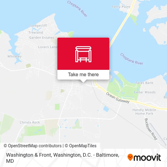 Washington & Front map