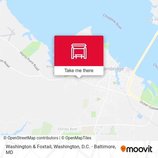 Washington & Foxtail map