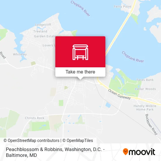 Peachblossom & Robbins map