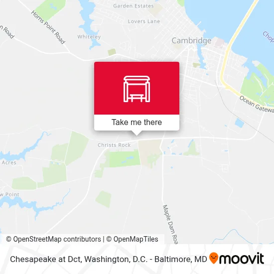 Chesapeake at Dct map