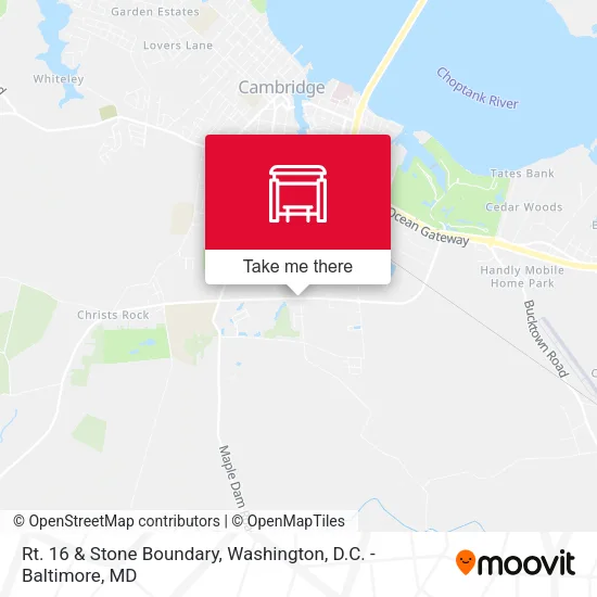 Rt. 16 & Stone Boundary map