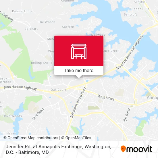 Jennifer Rd. at Annapolis Exchange map