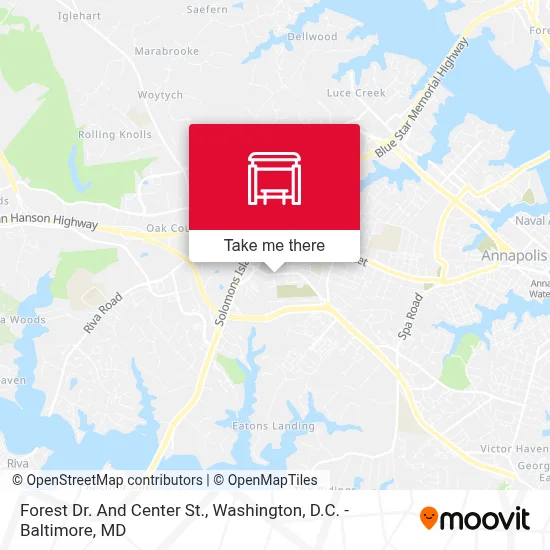 Forest Dr. And Center St. map