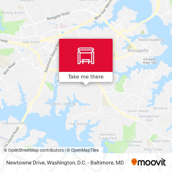 Mapa de Newtowne Drive
