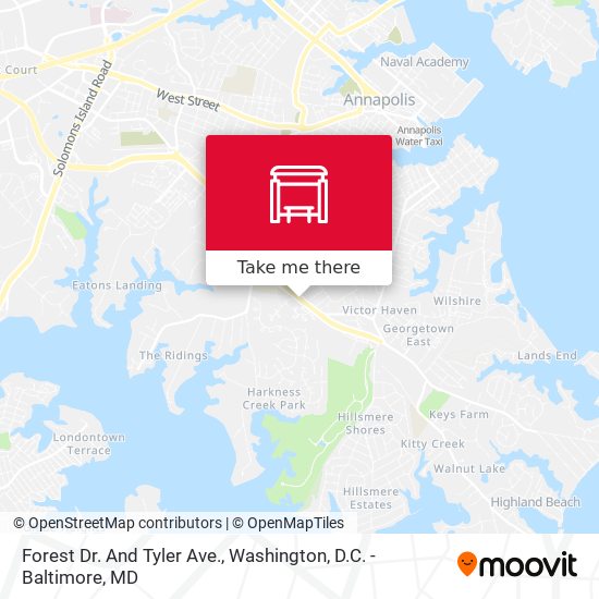 Forest Dr. And Tyler Ave. map