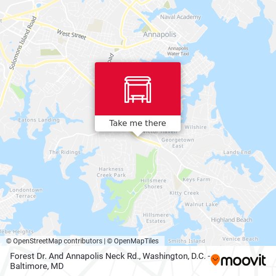 Mapa de Forest Dr. And Annapolis Neck Rd.