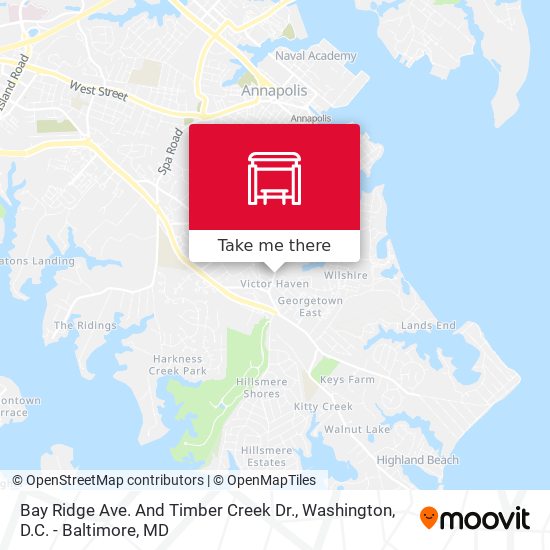 Bay Ridge Ave. And Timber Creek Dr. map