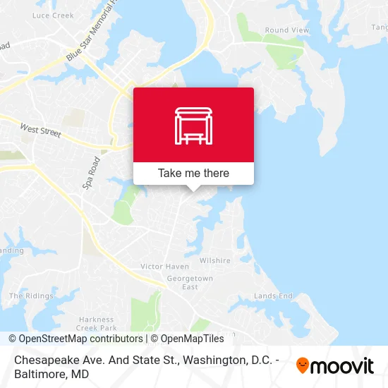 Chesapeake Ave. And State St. map