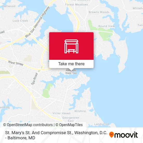 St. Mary's St. And Compromise St. map