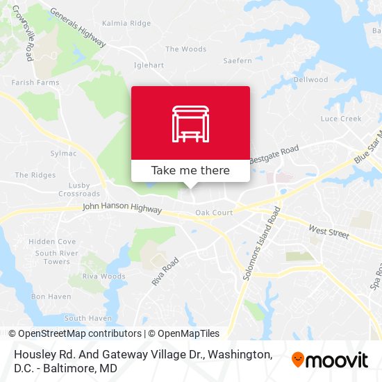 Housley Rd. And Gateway Village Dr. map