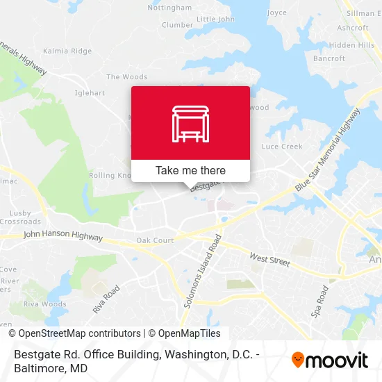 Bestgate Rd. Office Building map