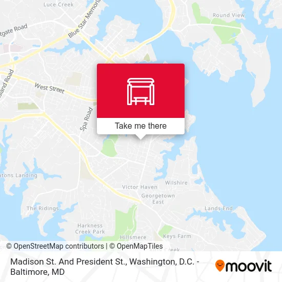 Madison St. And President St. map