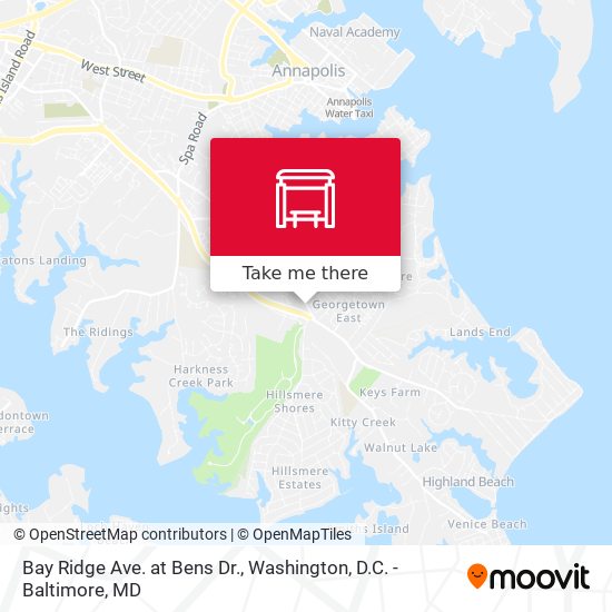 Bay Ridge Ave. at Bens Dr. map