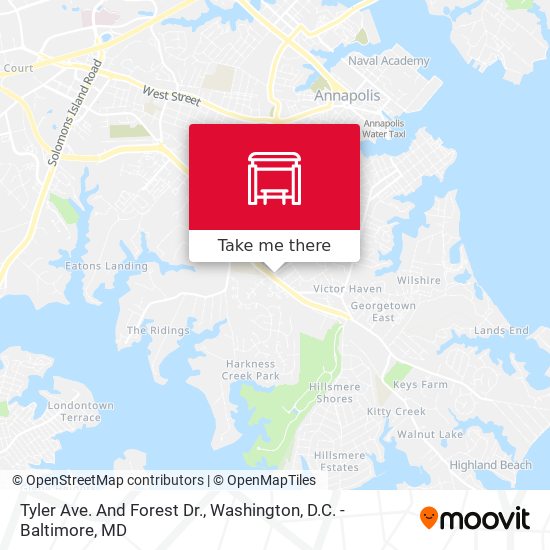 Mapa de Tyler Ave. And Forest Dr.