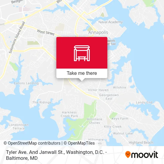 Tyler Ave. And Janwall St. map
