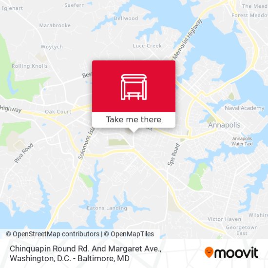Chinquapin Round Rd. And Margaret Ave. map