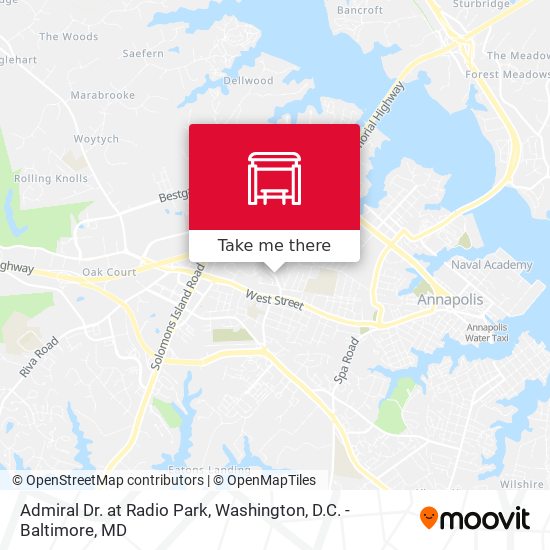 Admiral Dr. at Radio Park map