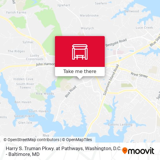 Harry S. Truman Pkwy. at Pathways map