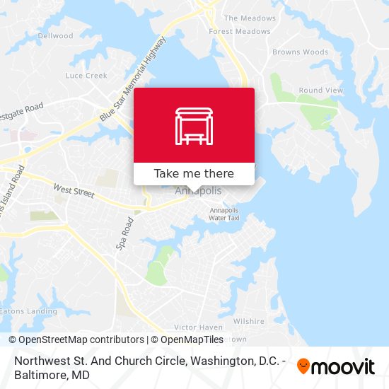 Northwest St. And Church Circle map
