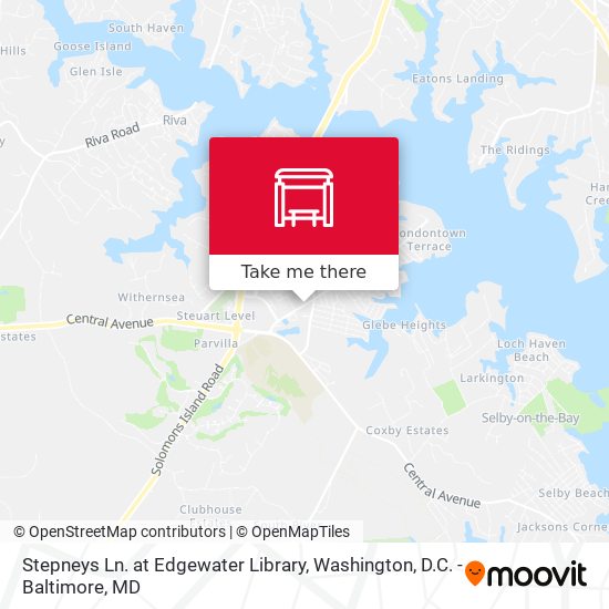 Stepneys Ln. at Edgewater Library map