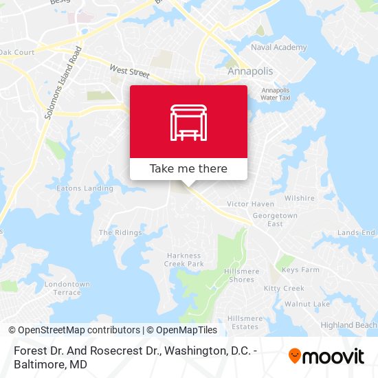 Mapa de Forest Dr. And Rosecrest Dr.