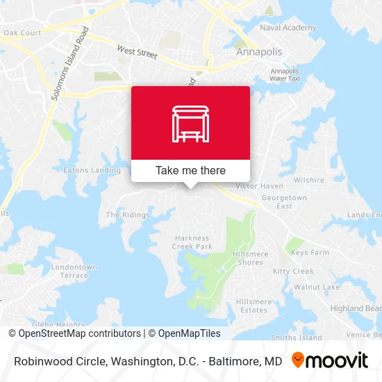 Robinwood Circle map