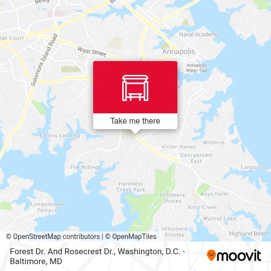Forest Dr. And Rosecrest Dr. map