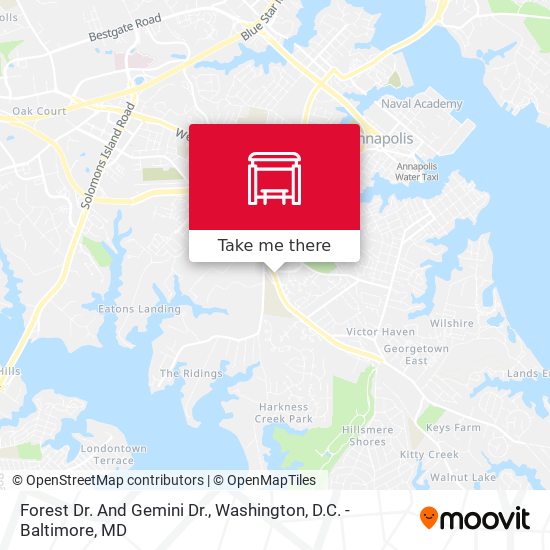 Forest Dr. And Gemini Dr. map
