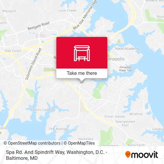 Spa Rd. And Spindrift Way map