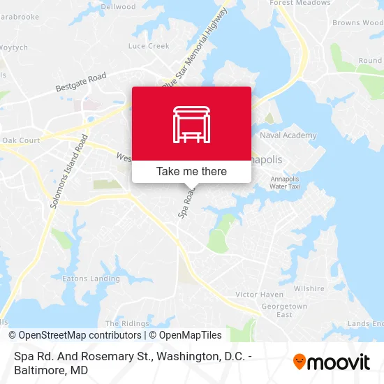 Spa Rd. And Rosemary St. map