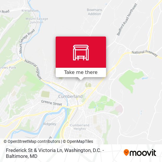 Mapa de Frederick St & Victoria Ln