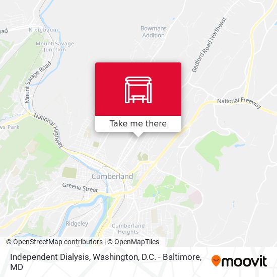 Mapa de Independent Dialysis