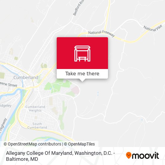 Mapa de Allegany College Of Maryland