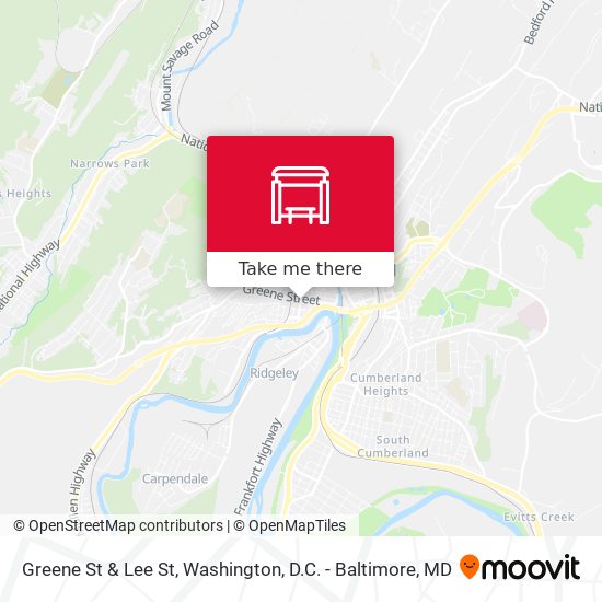 Mapa de Greene St & Lee St