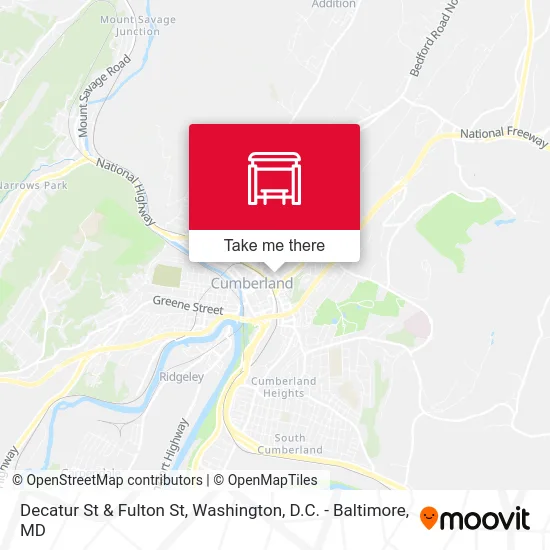 Decatur St & Fulton St map